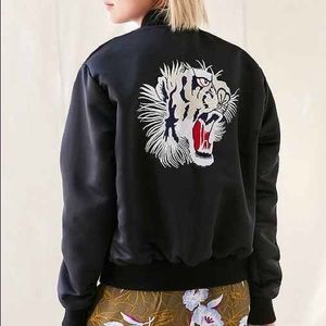 Urban Outfitters Tiger Bomber Jacket